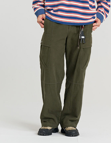 LAYERED POLYGON CARGO PANTS