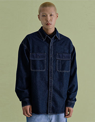 STITCH DENIM SHIRTS INDIGO