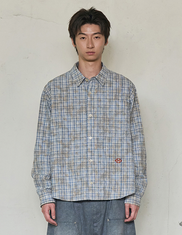 VINTAGE CLOUDE PLAID SHIRT