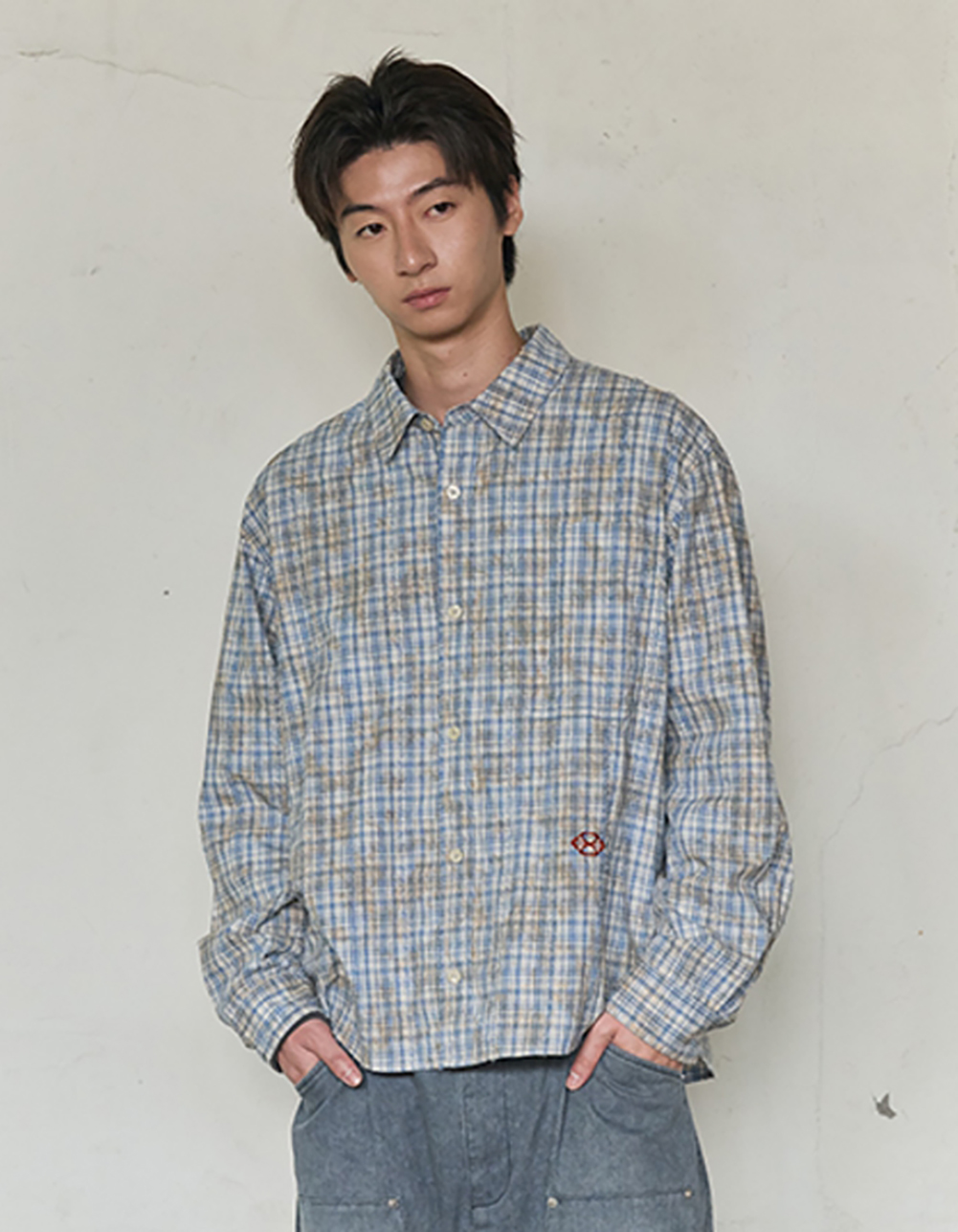 VINTAGE CLOUDE PLAID SHIRT