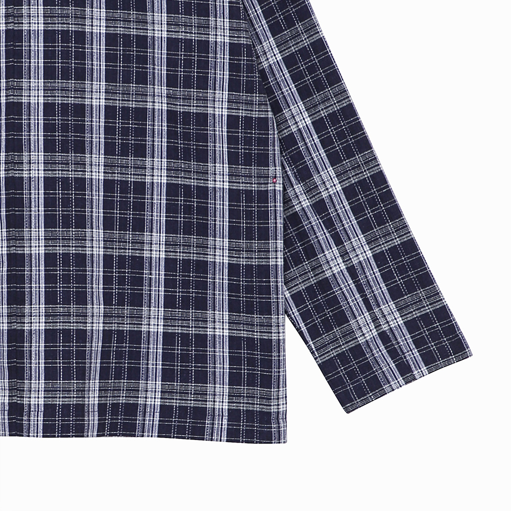 [김예원 착용] 체크 패턴 투포켓 셔츠