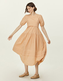 뷔스티에변형 티어드원피스