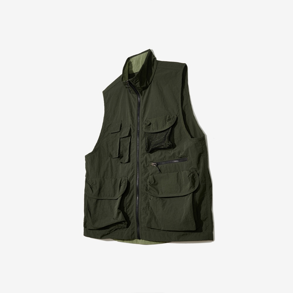 FISHING MESH VEST KHAKI