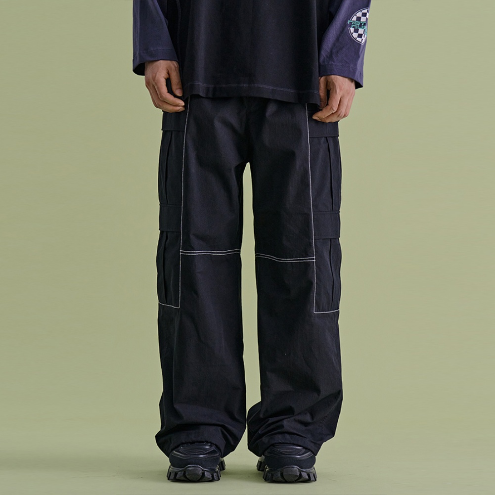 DOUBLE CARGO PANTS BK