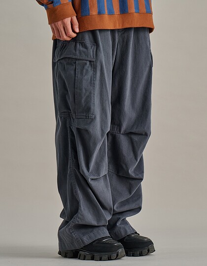 CARGO PARACHUTE PANTS GREY