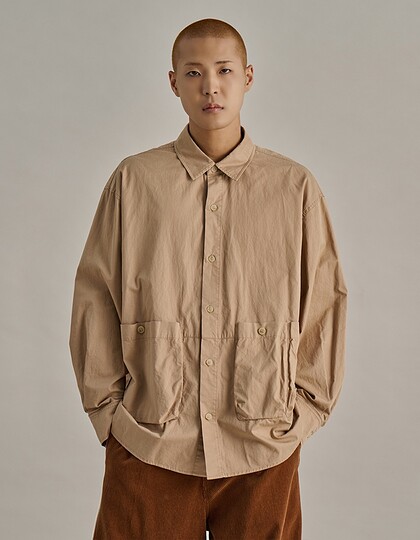 POUCH POCKET SHIRTS BEIGE