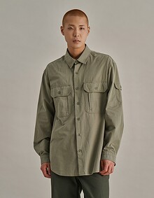 COMFY 3PK HEAVY SHIRTS KHAKI