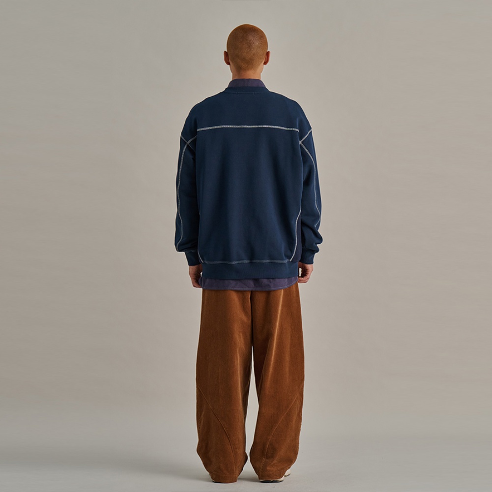 MONDRIAAN REVERSE SWEATSHIRTS NAVY