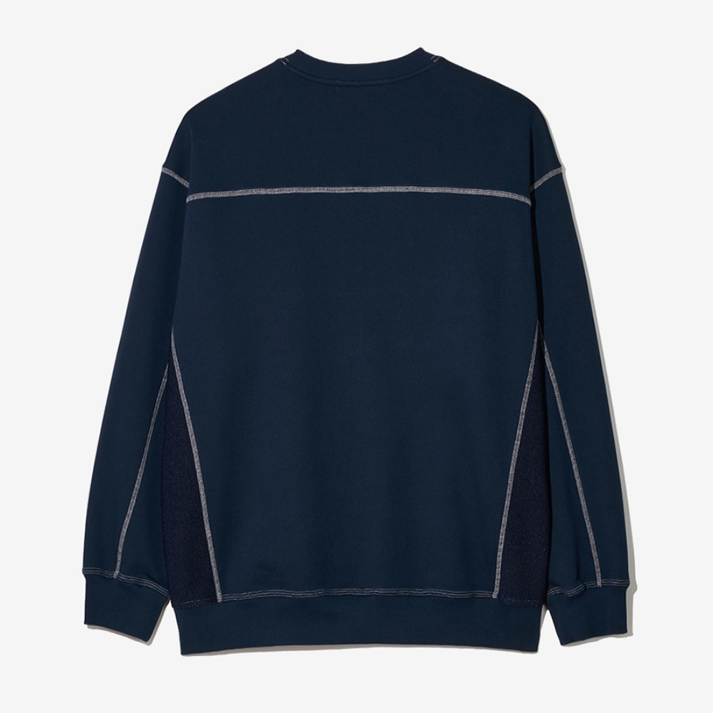 MONDRIAAN REVERSE SWEATSHIRTS NAVY