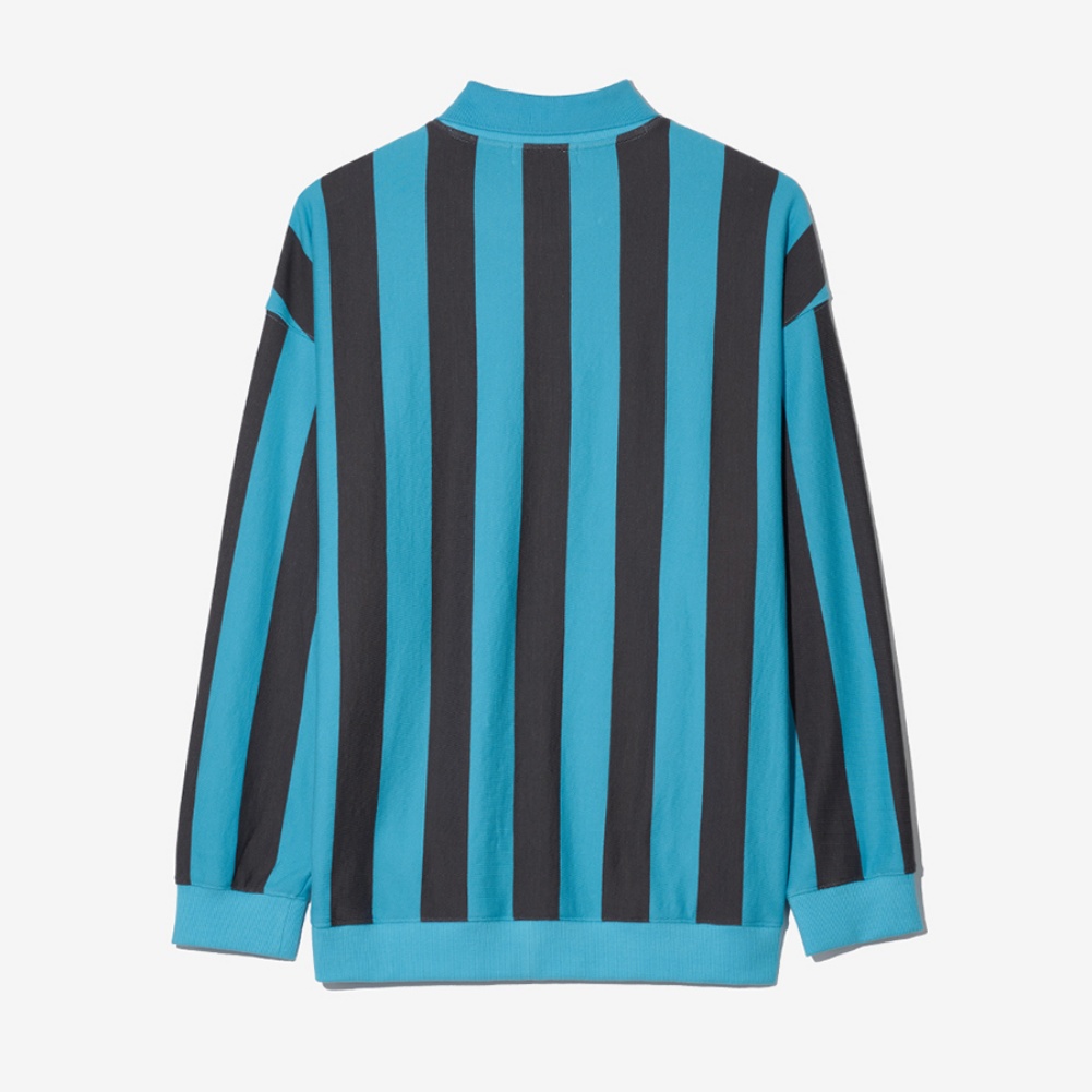 STRIPE FOOTBALL SWEATSHIRTS BLUE