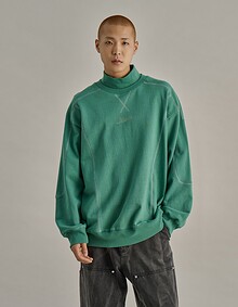 TURTLE STITCH SWEATSHIRTS (GREEN)