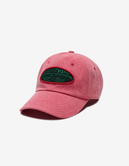 WAPPEN WASHED BALL CAP (DARK PINK)