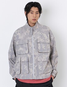 CAMO LUGGAGE JUMPER (GREY)