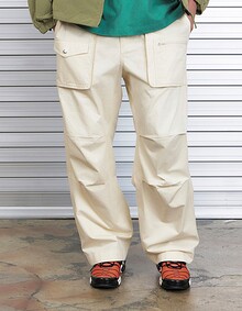 POCKET LAYERED PARACHUTE PANTS (IVORY)