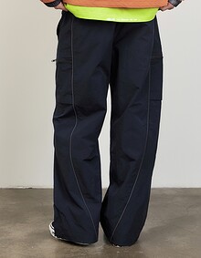 PIPING CARGO TRACK PANTS (NAVY)