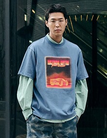 NIGHT ODYSSEY HEAVYWEIGHT T-SHIRTS (BLUE)