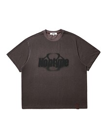 PIGMENT FADE SYMBOL T-SHIRTS (BROWN)