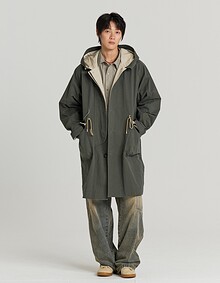 HOODED MIL PARKA (VINTAGE GREEN)