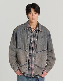 VTG POLYGON DENIM SHIRTS (VINTAGE BLUE)