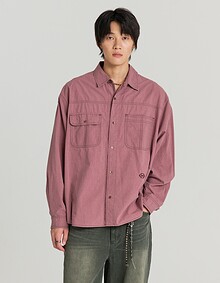 CROSS SECTOR SHIRTS (WASHED PINK)