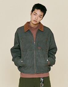 VTG PK LAYER PADDED TRUCKER (DEEP GREY)