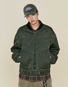 SECTOR WASHED MA-1 BOMBER (CHARCOAL)