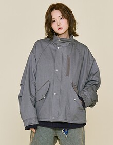 VTG STAND MIL BOMBER (PURPLE GREY)
