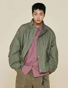 VTG STAND MIL BOMBER (KHAKI GREY)
