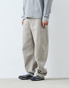 PIGMENT CURVED WIDE PANTS VOL.2 (BEIGE)
