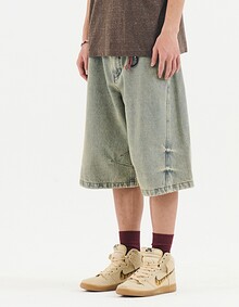 DUST BLUE BERMUDA SHORTS (BLUE)