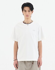 SEMI OVERFIT SYMBOL COMFY T-SHIRT (WHITE)