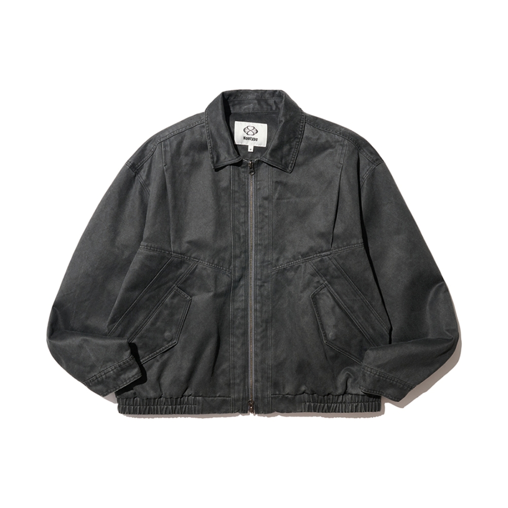 FADED WORK BLOUSON JACKET (CHARCOAL)