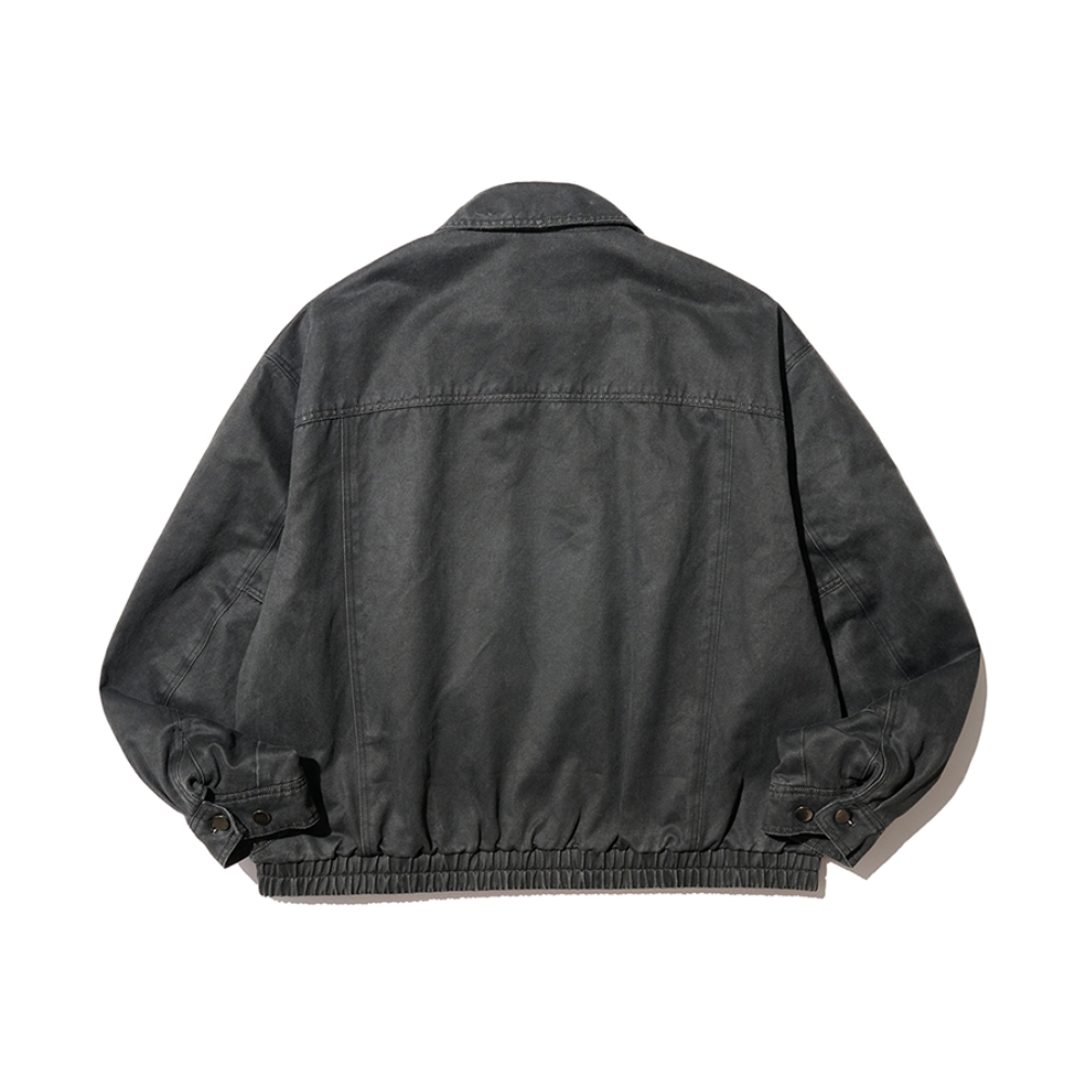 FADED WORK BLOUSON JACKET (CHARCOAL)