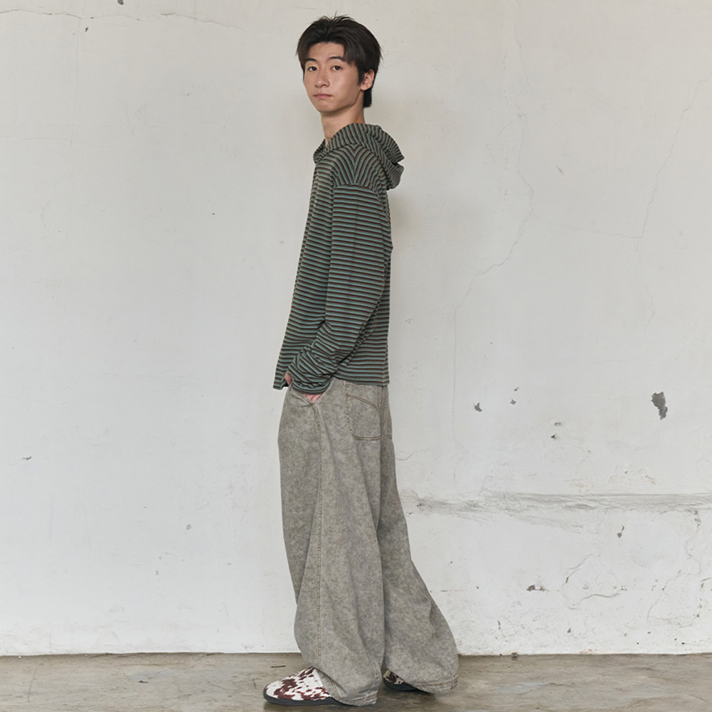 PIGMENT BALLOON PANTS (KHAKI)