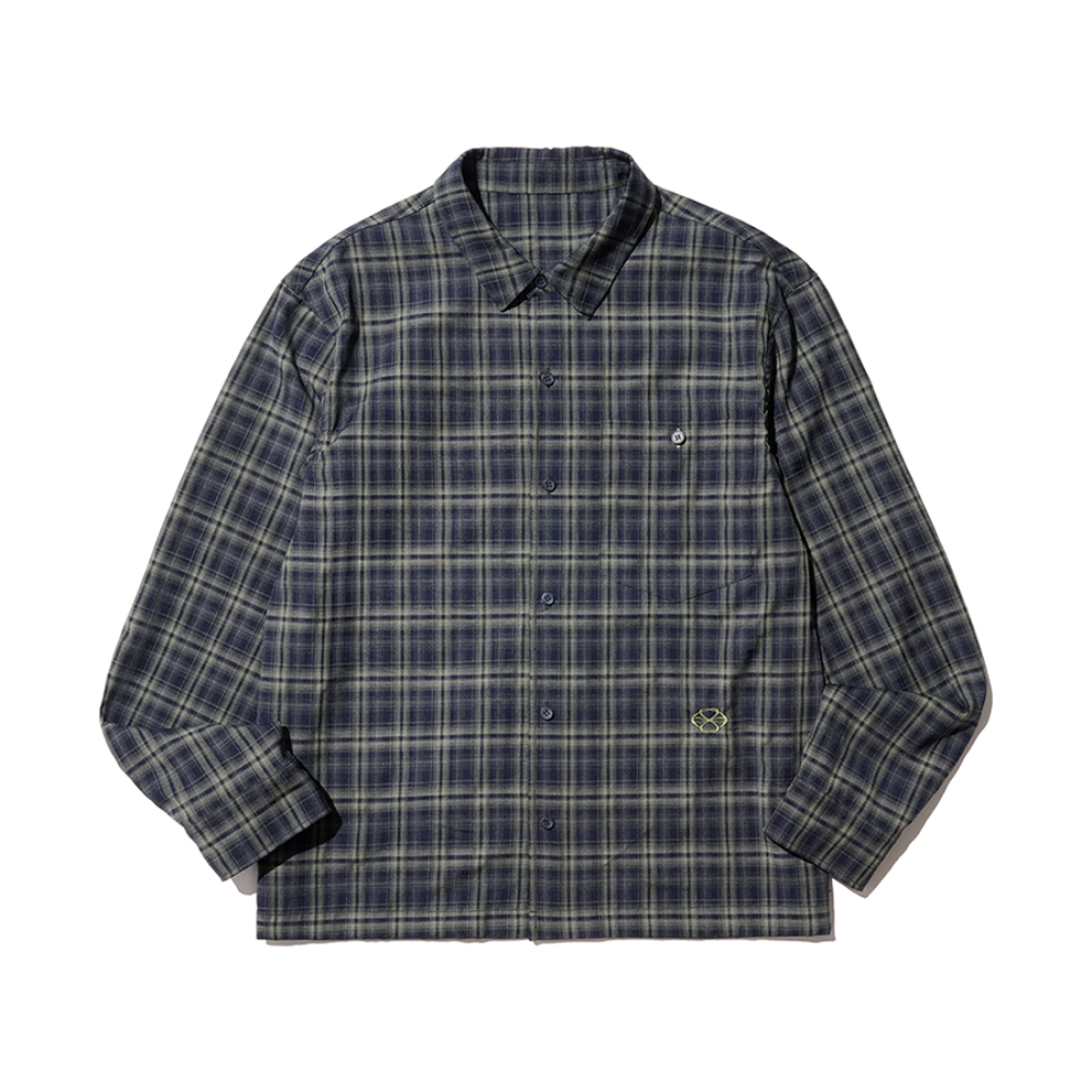 AFTERIMAGE CHECK SHIRT (DARK GREEN)