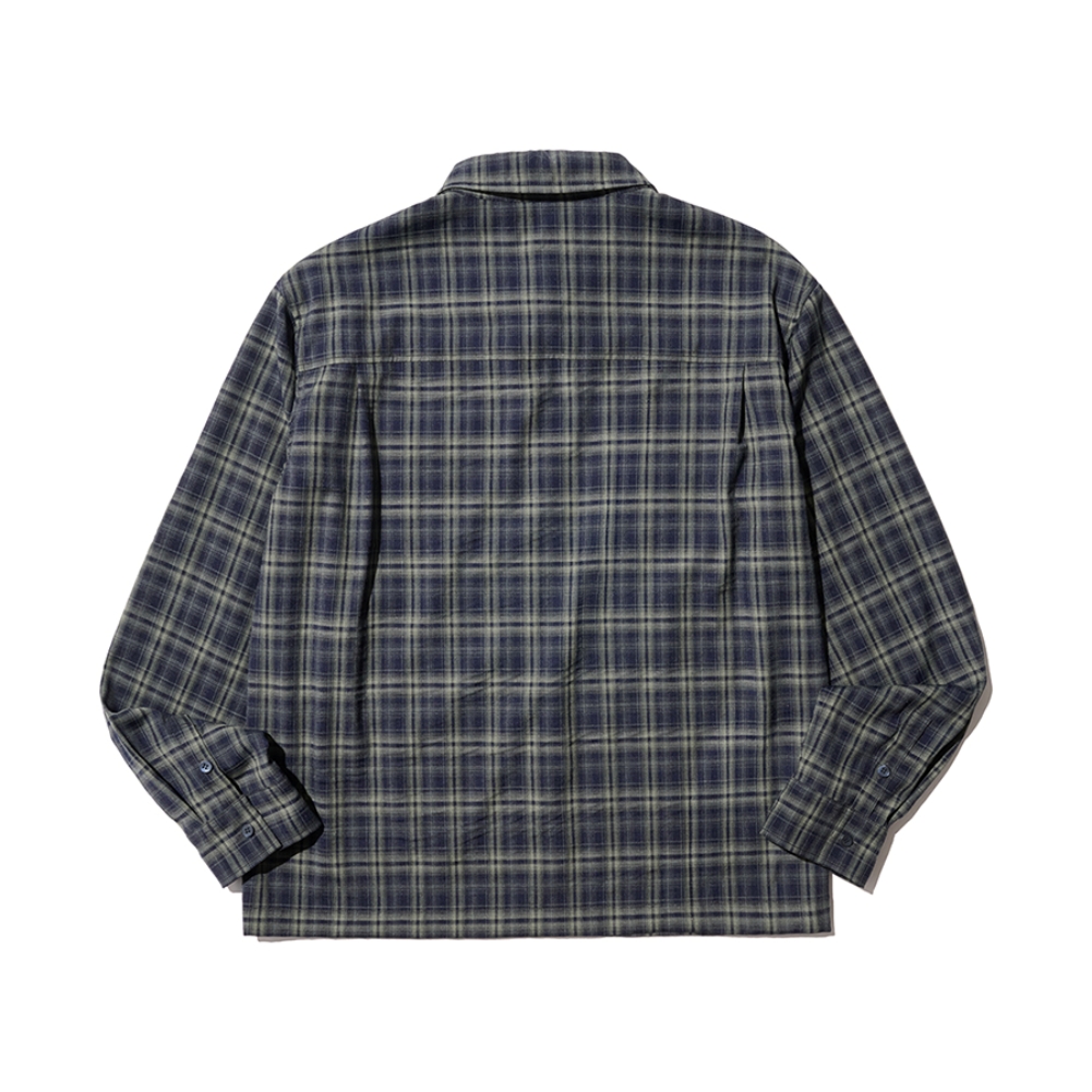 AFTERIMAGE CHECK SHIRT (DARK GREEN)