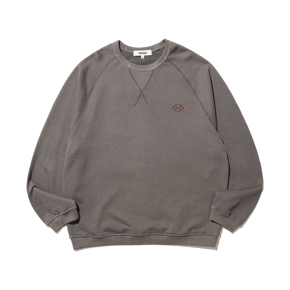 AFTERIMAGE RAGLAN SWEATSHIRT (GREY)