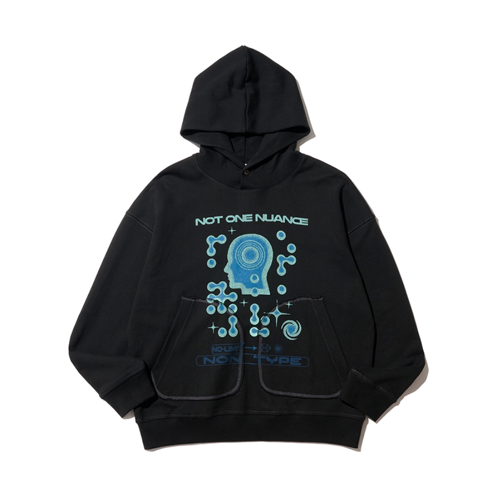 MENTAL NOISE GRAPHIC HOODIE (BLACK)