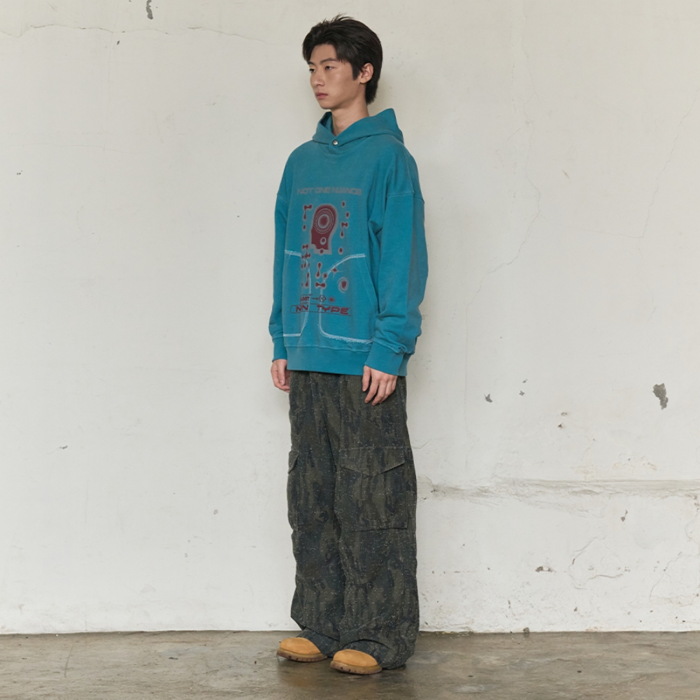 MENTAL NOISE GRAPHIC HOODIE (MINT)