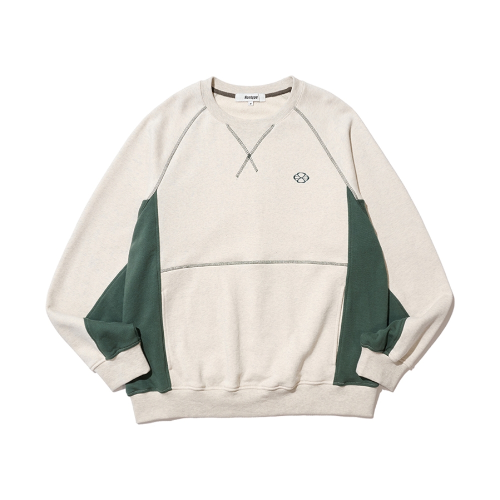 UNION LINE RAGLAN SWEATSHIRT (OATMEAL)