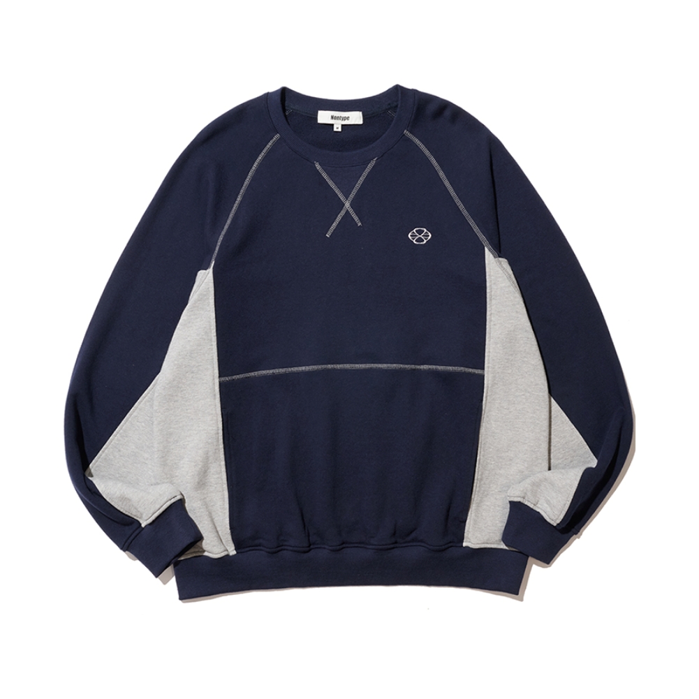UNION LINE RAGLAN SWEATSHIRT (NAVY)