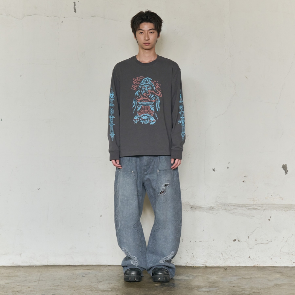 ROAMING SPIRIT LONG SLEEVE (CHARCOAL)