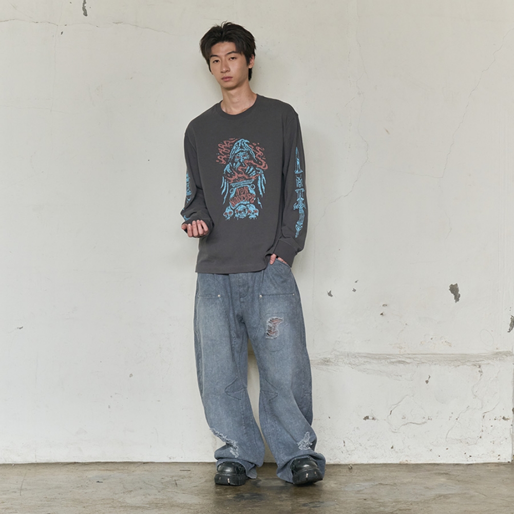 ROAMING SPIRIT LONG SLEEVE (CHARCOAL)