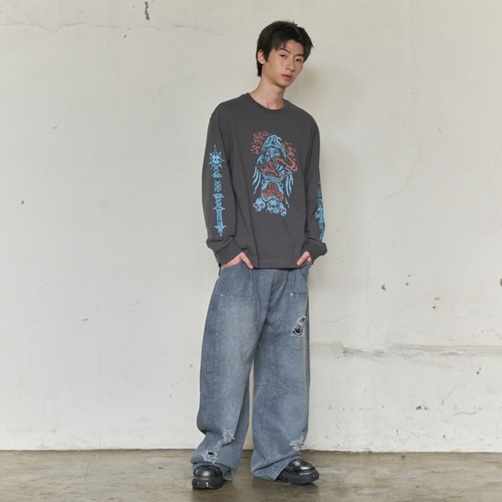 ROAMING SPIRIT LONG SLEEVE (CHARCOAL)