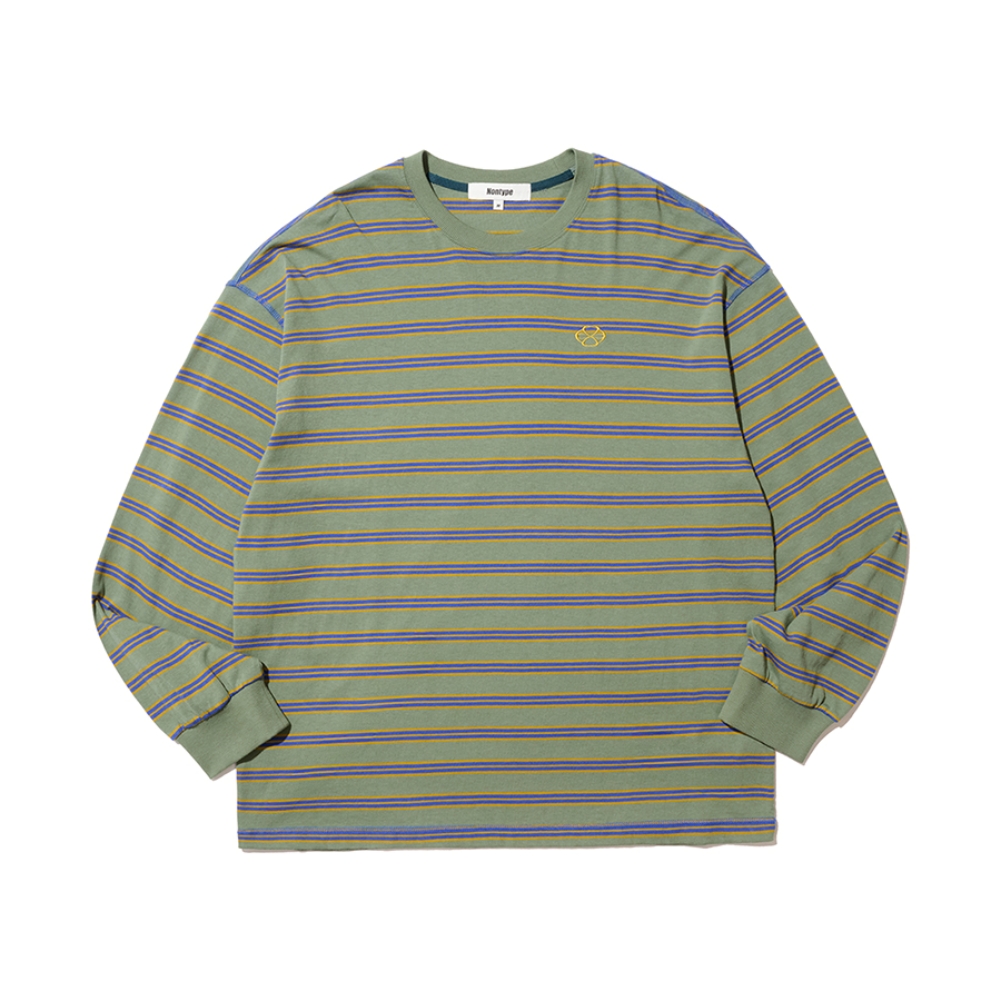MULTI STRIPE LONG SLEEVE (KHAKI)