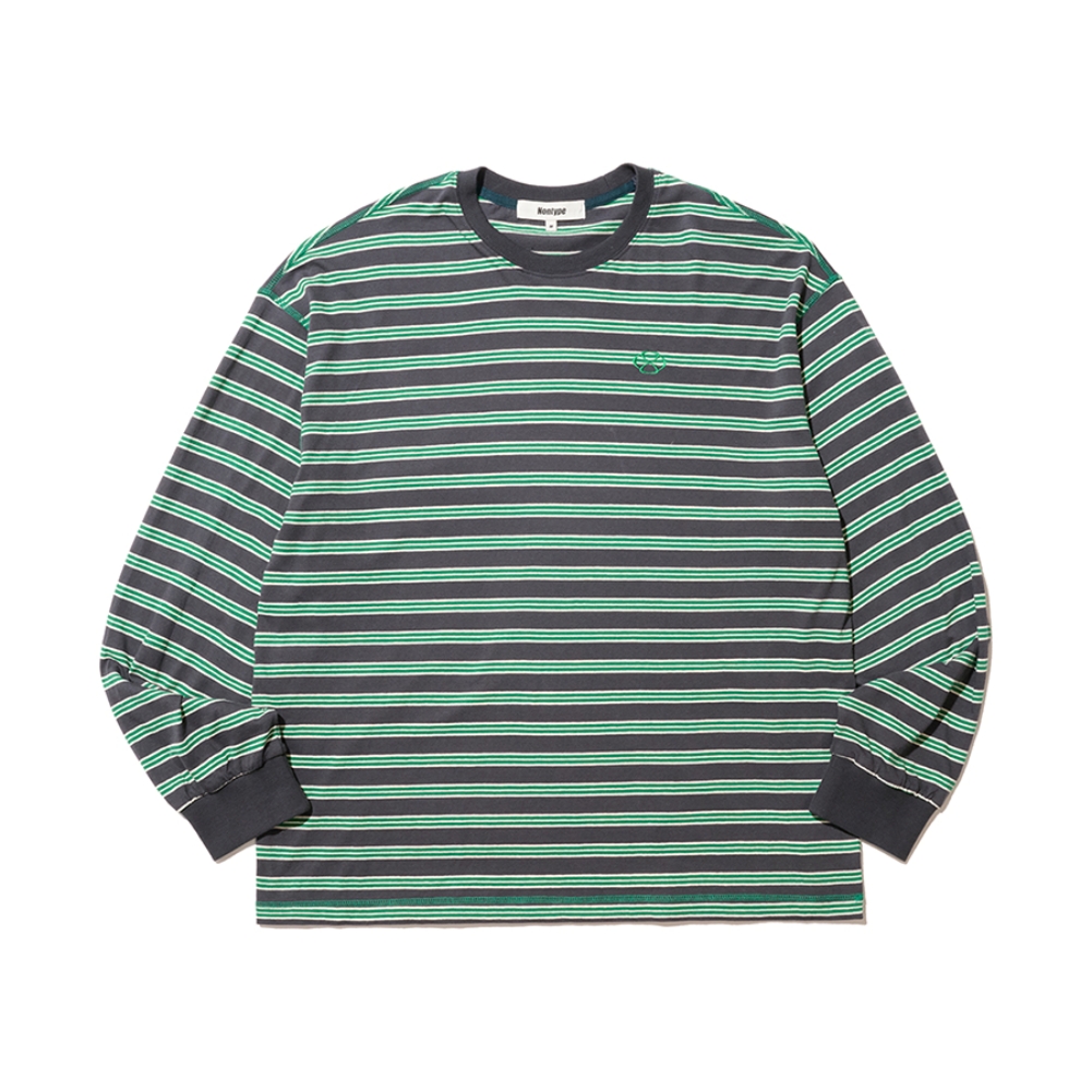 MULTI STRIPE LONG SLEEVE (GREEN)
