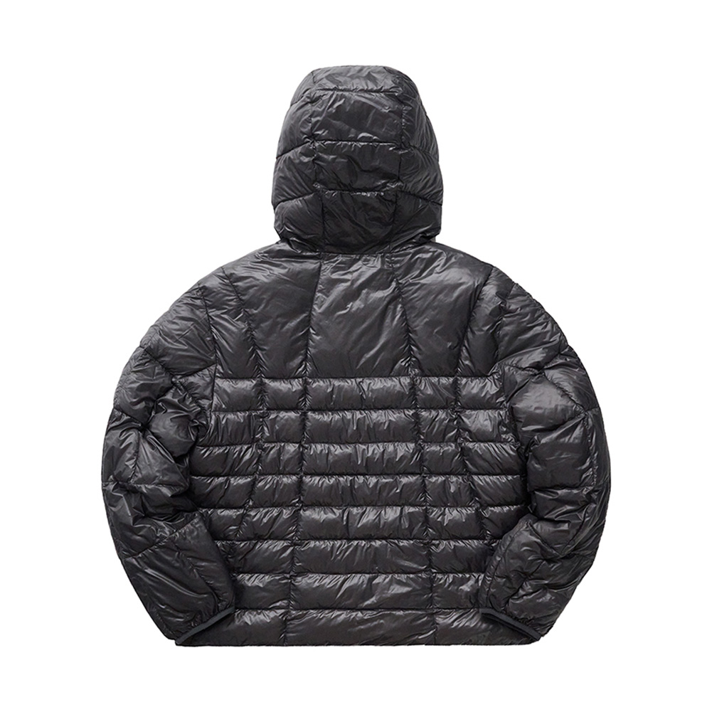 HOODIE LIGHT QUILTED JACKET (CHACOAL)