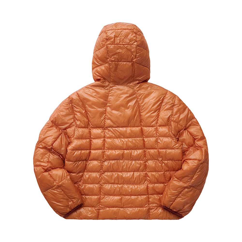 HOODIE LIGHT QUILTED JACKET (ORANGE)
