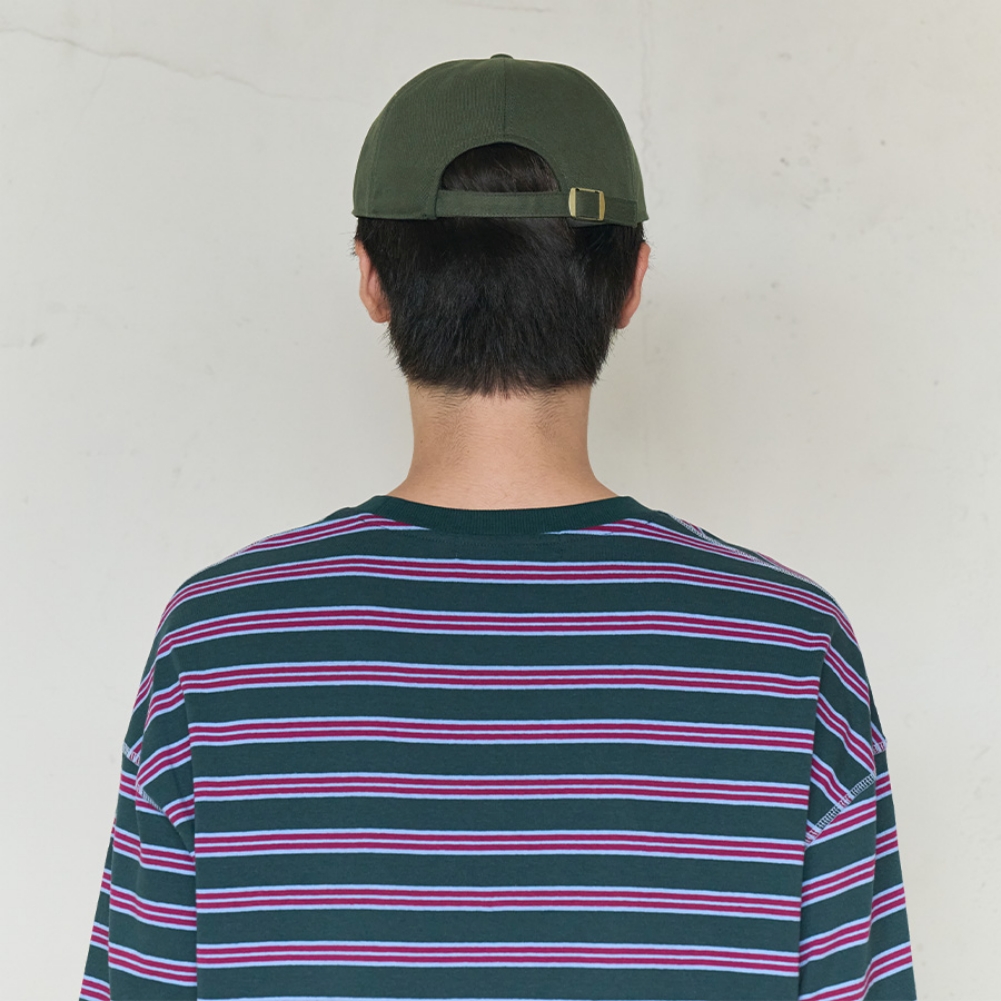 SIGNATURE SYM WASHED CAP (CHARCOAL)