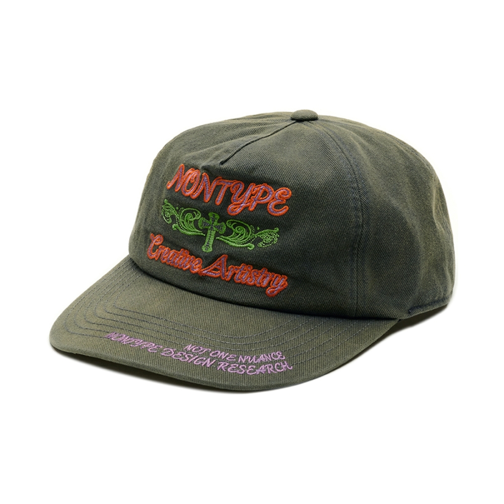 SIGNATURE SYM WASHED CAP (CHARCOAL)